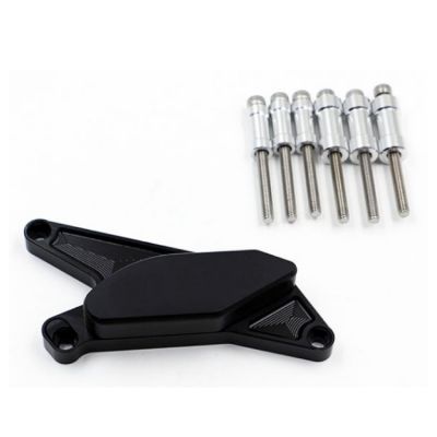 CNC padáky motoru - černé pro Hayabusa levá